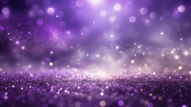 Sparkle dust loop floating glitter gently with haze creating dreamy highlights scene