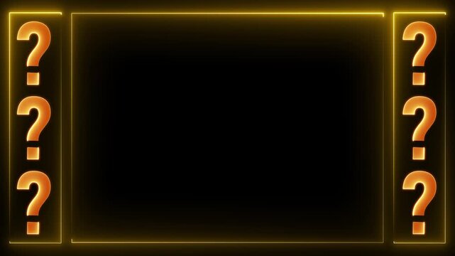 Question Mark frame Motion Element transparent background animation .This engaging animation adds depth and intrigue to your visuals, captivating audiences and sparking curiosity.