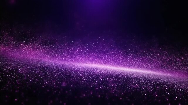 Sparkle dust loop drifting particles horizontally gradient tones shifting smoothly across view