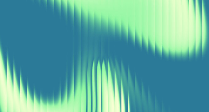 Abstract Blue Green Gradient Background with Vertical Blur Stripes and Modern Geometric Light Effect