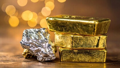 Obraz premium precious metals investment concept