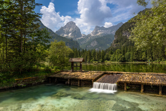 Sommertag am Schiederweiher bei Hinterstoder, &Ouml;sterreich
