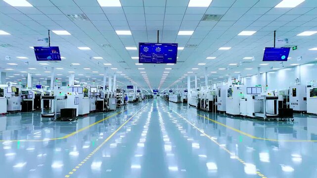 Smart Semiconductor Fab Automated Line 4K