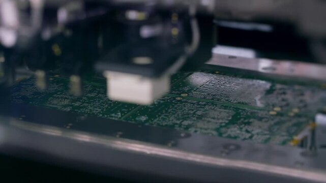  Advanced Electronics Production Line 4K