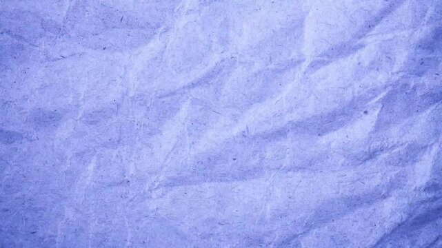Vivid Blue Wrinkled Paper Texture Animation
