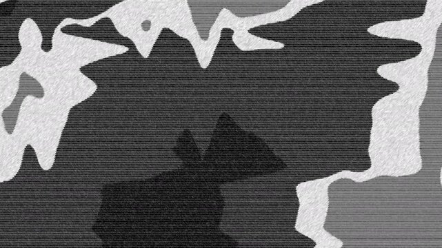 Abstract shapes in monochromatic black, gray, and white layers create a dynamic color pattern suitable for modern backgrounds and designs.