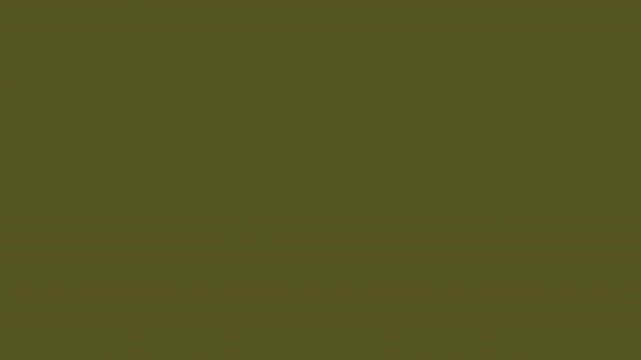 A single blue pixel pulsing and expanding on a dark olive green background, simple motion graphics
