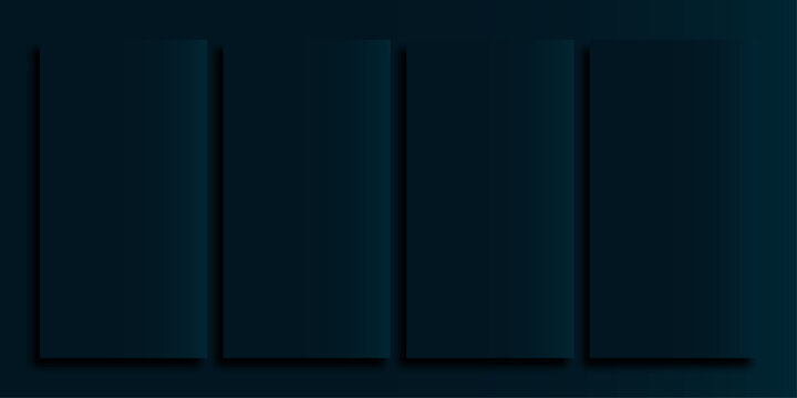 Minimal Dark Blue Abstract Background with Vertical Panels and Modern Presentation Layout