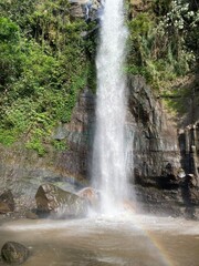 waterfall in the forest © Fudji