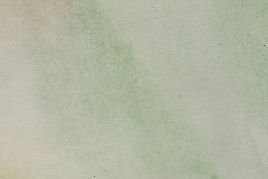 hand painted green aquarelle background with free space