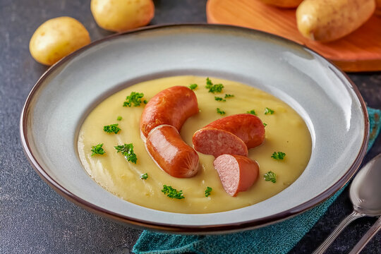 Kartoffelsuppe mit W&uuml;rstchen