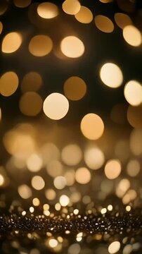 NYE Background heritage celebration backdrop with golden bokeh light for new year eve commercial publishing