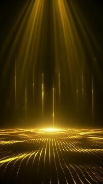 NYE Background sacred atmosphere backdrop with warm golden bokeh for spiritual wellness branding