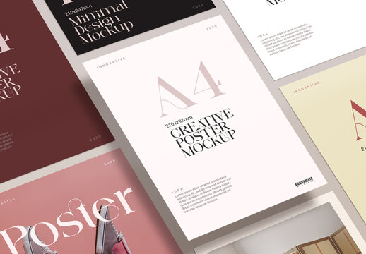 A4 Poster Mockup