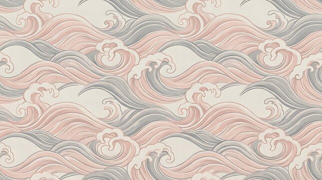 Pink and white swirling abstract watercolor texture.