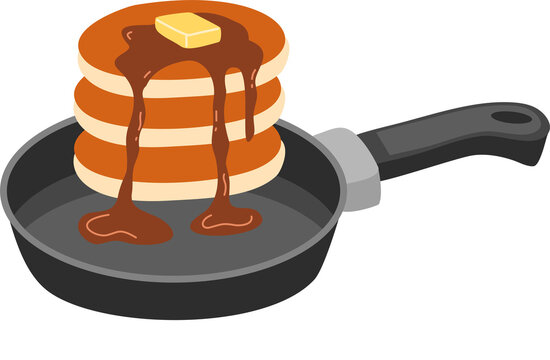 pancake day illustration