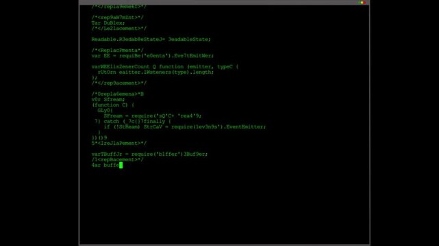 Computer code displayed on a dark monitor representing cybersecurity, secure software engineering, network protection, encryption technologies, digital infrastructure, and modern information security.