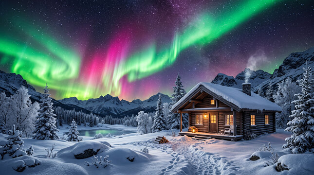 house in the mountains