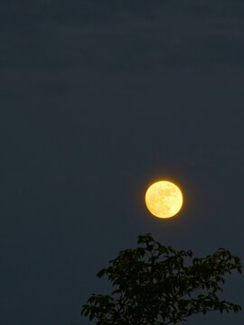 moon and clouds