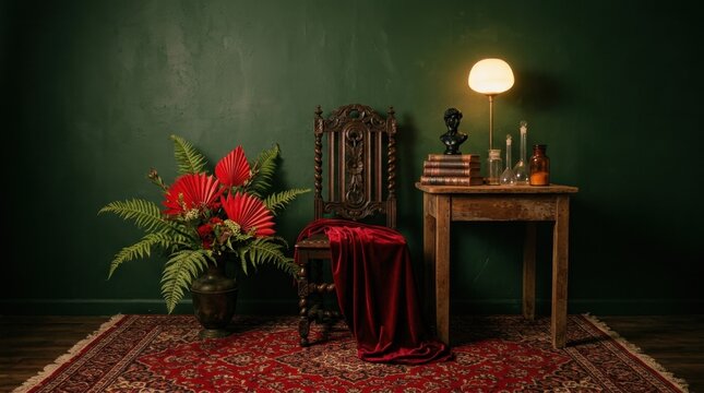 Classic Reading Room Interior