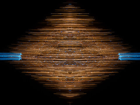 Lights trail using zoom techniques, Star warp, The effect of zooming in and out of the camera while shooting