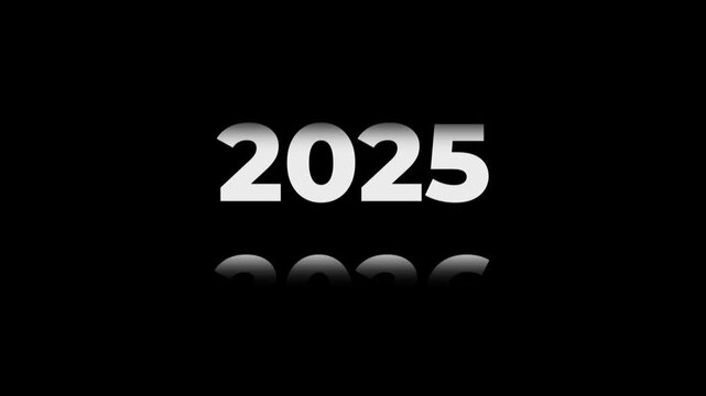 Fast Forward 24 Year Counter Animation 2002 to 2026. Rolling number timeline with motion blur. White text on black background for history, documentary, and time transitions.