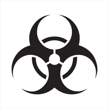 biohazard icon vector illustration.