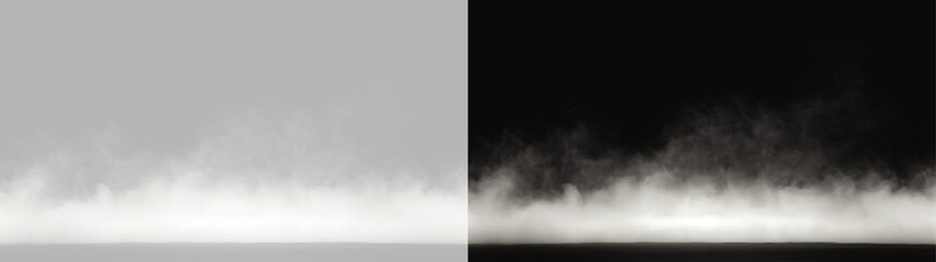Obraz premium Atmospheric Ground Mist and Steam Effect