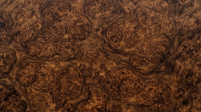 Seamless wood burr grain texture natural brown abstract background