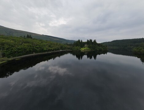 Moody Calm Morning on Loch Ard, Trossachs, Scotland