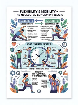 Flexibility and mobility guide for health and longevity