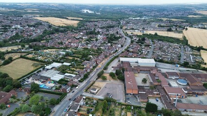 Obraz premium aerial view of swallownest, south Yorkshire 