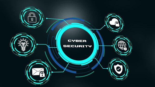 Advanced cyber security system concept displaying global network protection strategy and encrypted digital infrastructure safety controls