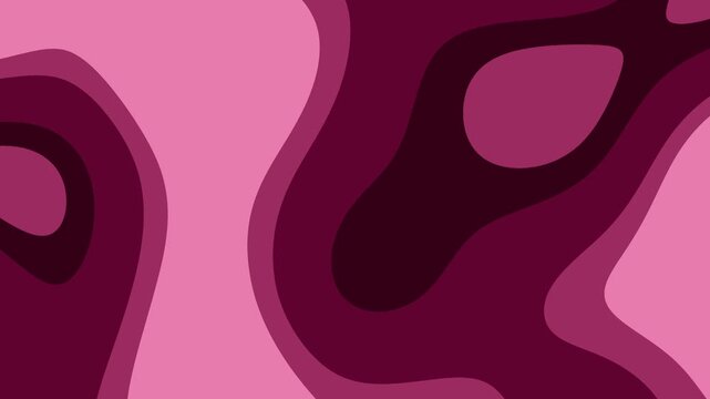 Abstract Liquid Motion Background with Smooth Pink and Burgundy Color Transitions.