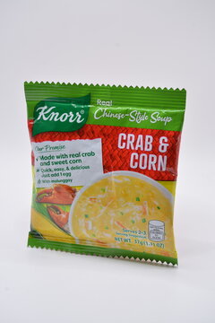 Knorr real chinese style soup pack crab and corn in Manila, Philippines