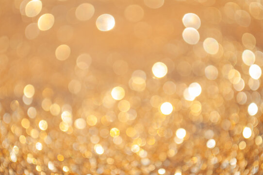 Bright and blurry lights create a warm background for any occasion