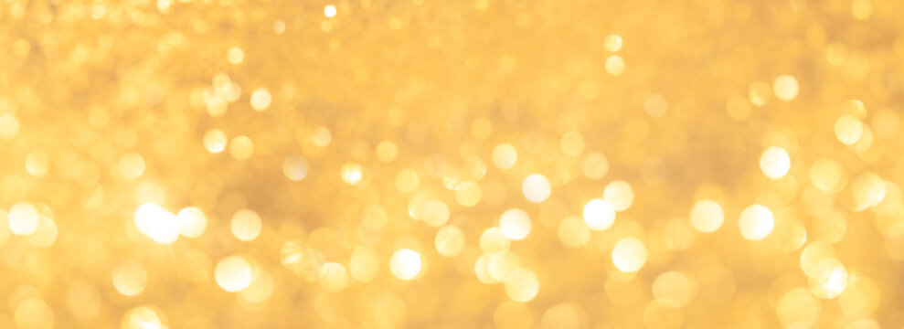 Bright and blurry lights create a warm background for any occasion