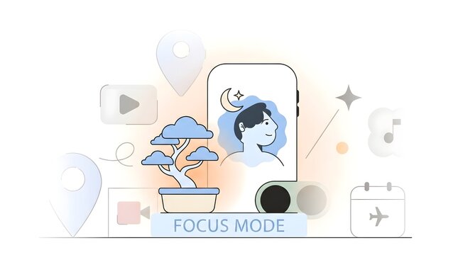 Search Interface Illustration with Information Discovery Concept