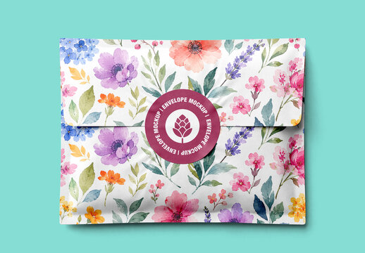 Mailer Envelope Packaging Mockup