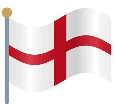 England waving flag vector