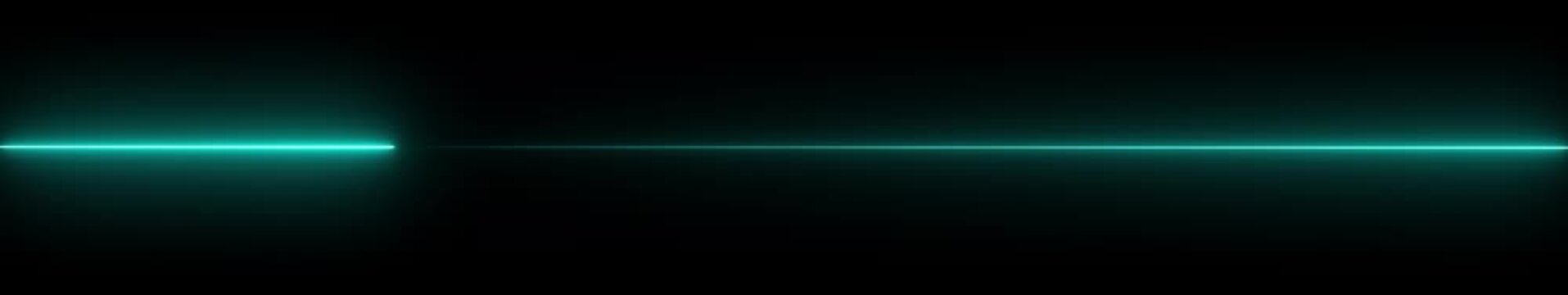 Futuristic Abstract Blue Neon Glowing Laser Lines widescreen Transition &ndash; Shiny Saber Animation Moving Left to Right in ultrawide and Motion graphics of neon line concept.