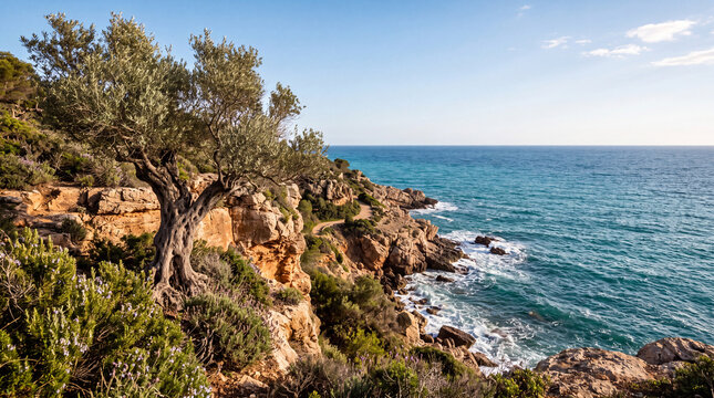 pine tree on the beach