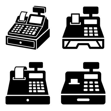 Collection of Cash Registers with Different Designs and Styles.