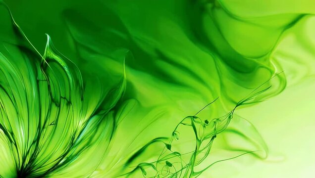Professional 4K motion graphic backdrop presenting fluid transitions across a spectrum of deep foliage and jade hues providing a high quality aesthetic for environmental campaigns and modern digital