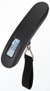 Digital Luggage Scale for Travel Isolated on White Background