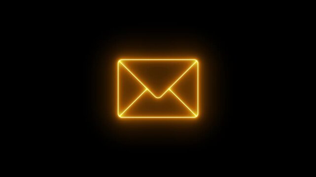 Animated chat icon message symbol. Online message speech bubble social media app. Web chat sign.