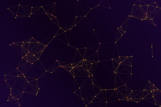 Retro synthwave neon grid background with dark purple and pink glowing lines for futuristic tech digital design pattern