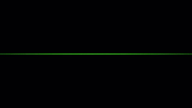 Television turn off effect on a green digital noise background. Suitable for video transitions, tv show intros, and advertising.