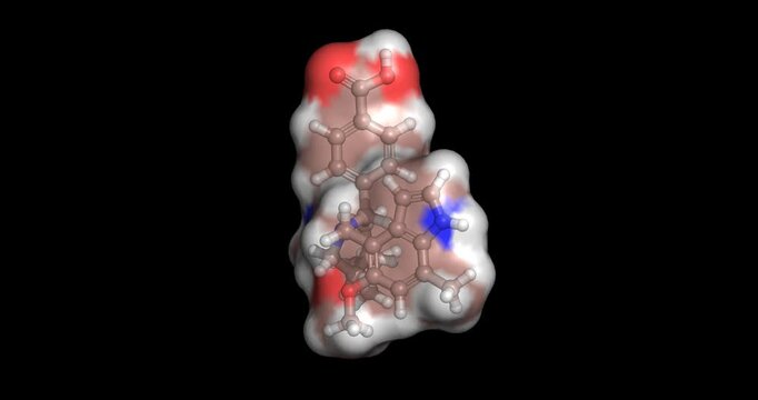 Ciprocopan, oral complement factor b inhibitor for paroxysmal nocturnal hemoglobinuria, 3D molecule spinning, 4K