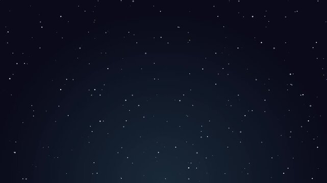 Beautiful Animated Night Sky With Twinkling Stars In An Infinite Loop Background